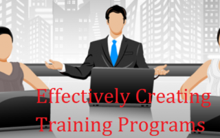 Effectively Creating Training Programs