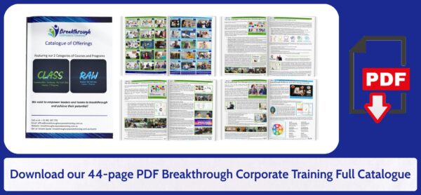 Download our 44-page PDF Breakthrough Corporate Training Full Catalogue - PDF Download