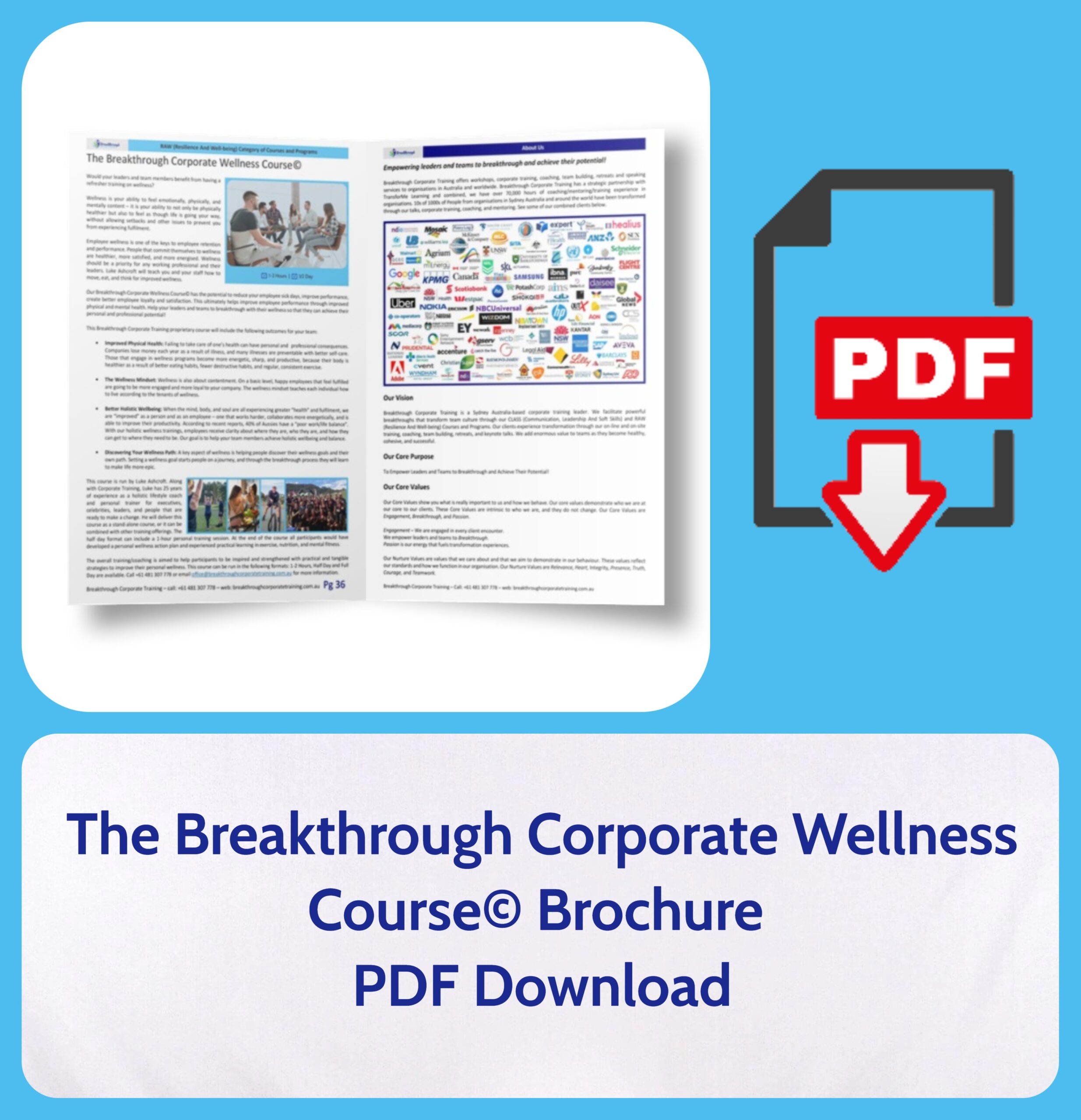 The Breakthrough Corporate Wellness Course