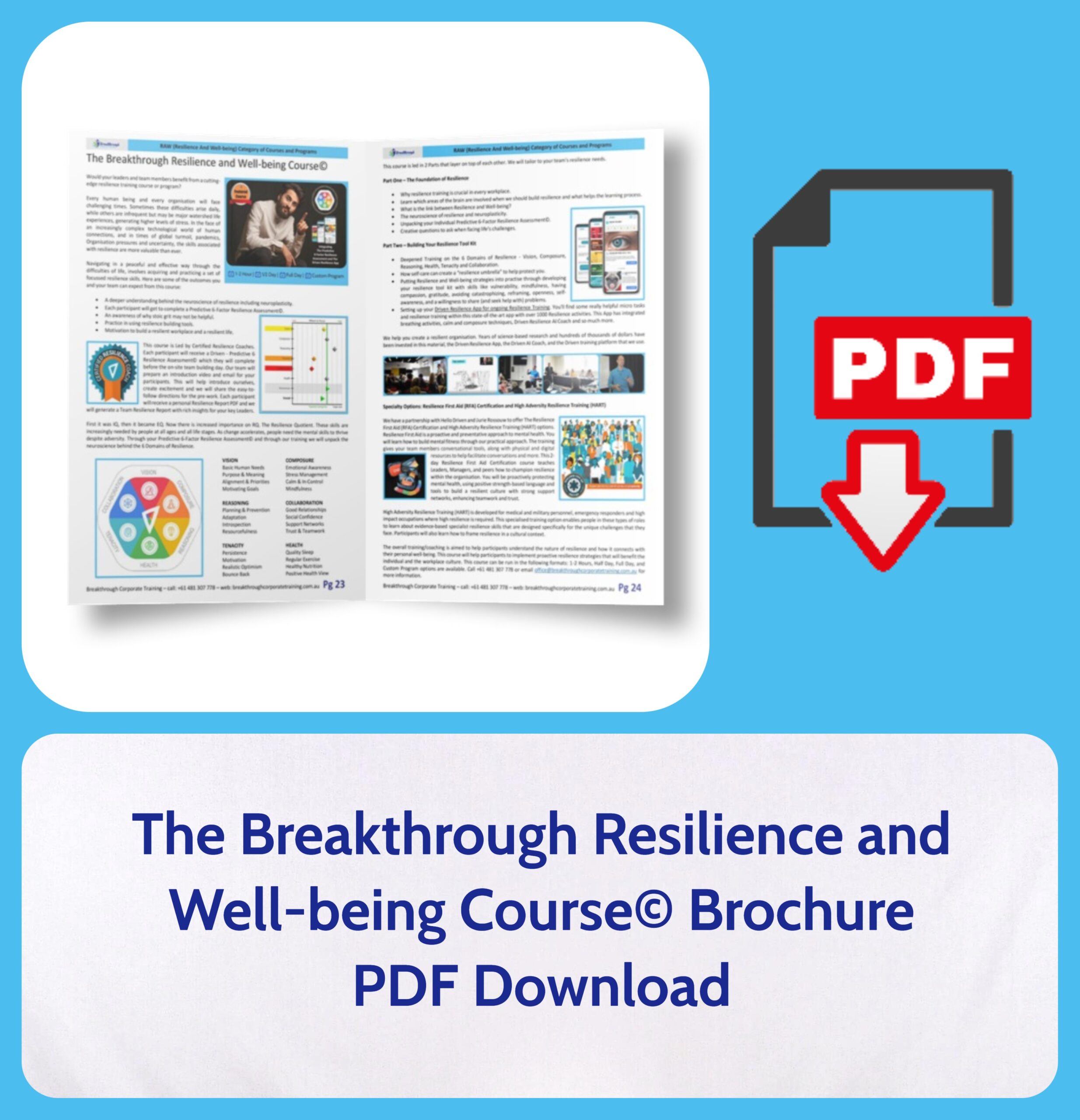 The Breakthrough Resilience