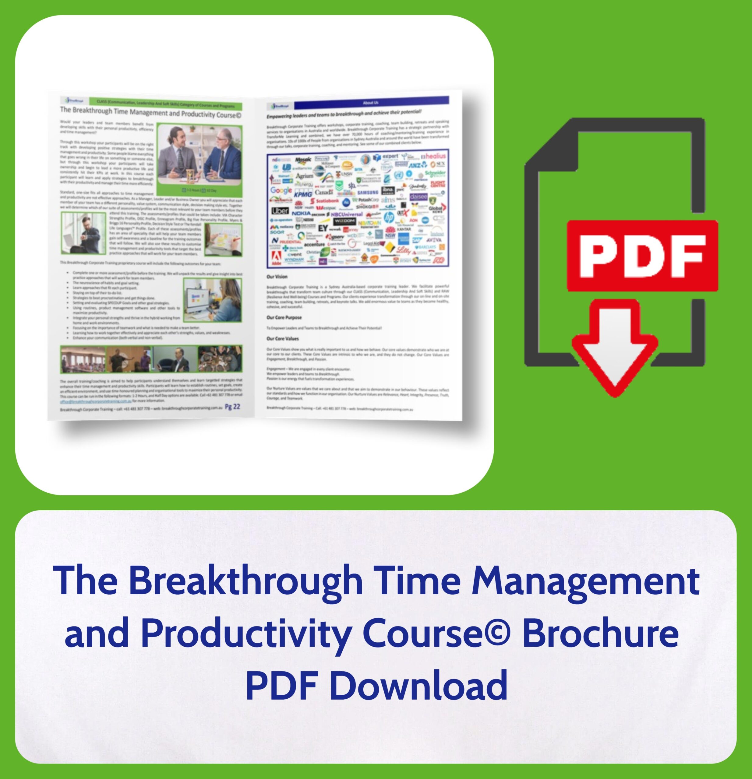 The Breakthrough Time Management