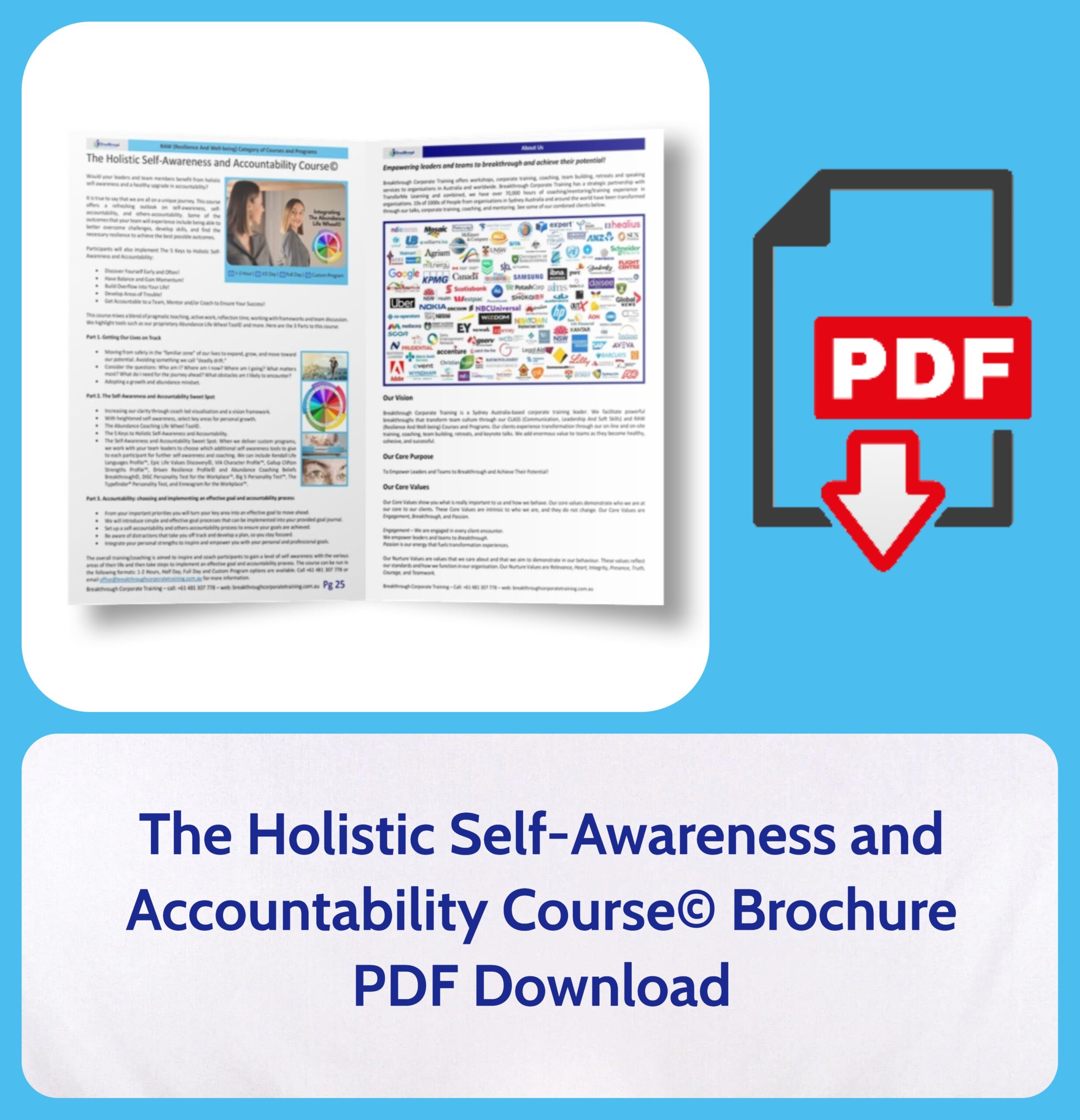 The Holistic Self-Awareness and Accountability Course 1