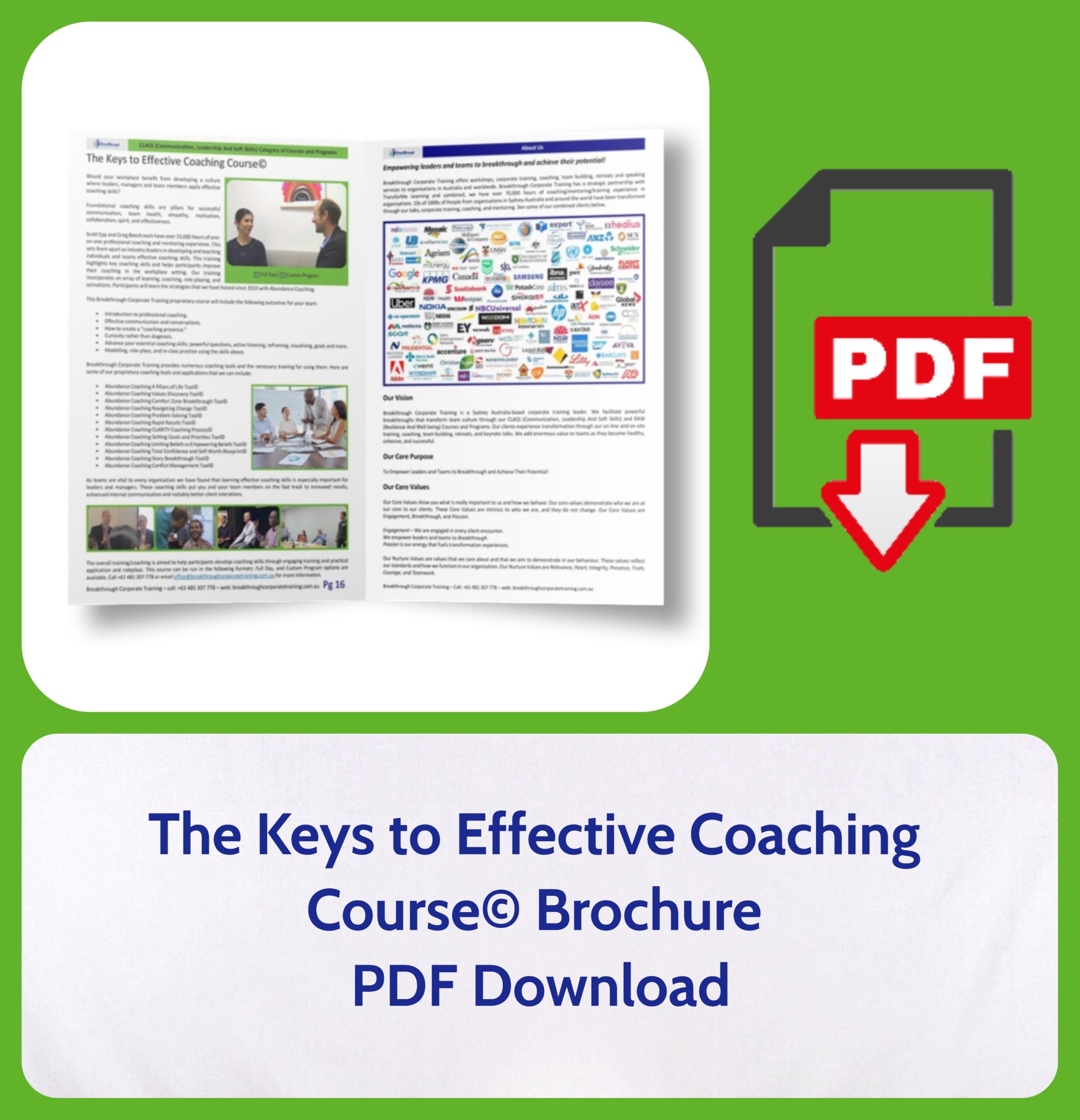 The Keys to Effective Coaching Course